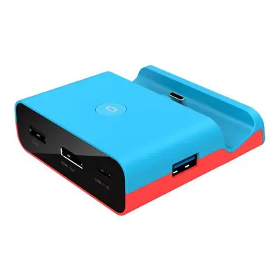 (Switch Dock-blue) Switch Dock for Nintendo Switch OLED Model TV Switch Docking Station with 4K/