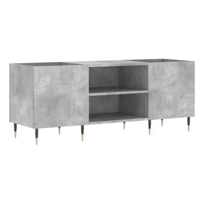 (concrete grey) vidaXL Record Cabinet Vinyl Record Storage Sideboard Cabinet Engineered Wood