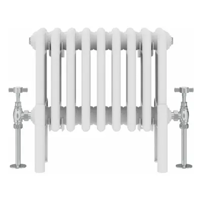 (300x425mm, White) NRG Traditional Cast Iron Style Style Radiator Four Column Designer Bathroom 