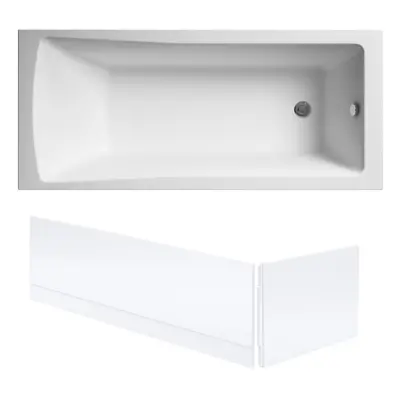 Square Single Ended Bath, Front and End Panels - x 700mm