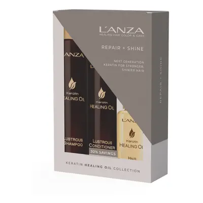 L'Anza Keratin Healing Oil Christmas Set