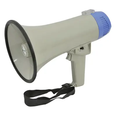 600m Range 10W Megaphone Loud Hailer with Siren & Microphone Speech Voice Amp