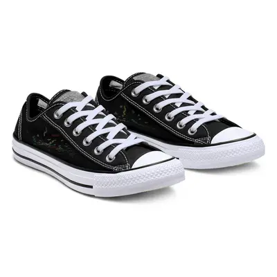 (UK 3-EU 35-US 5) Converse CTAS OX 564627C Black/White Women's UK