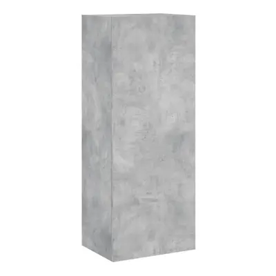 vidaXL TV Wall Cabinet Wall-mounted TV Cabinet Concrete Grey Engineered Wood