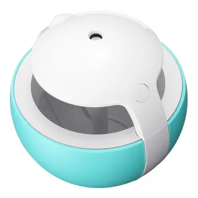 (Blue) 450ML Ball Humidifier with Aroma Lamp Essential Oil Ultrasonic Electric Diffuser Mini USB