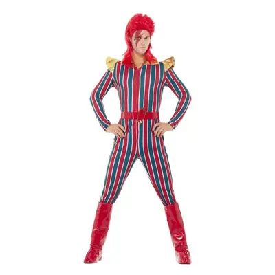 Medium Adult's Space Superstar Costume - mens fancy dress bowie costume space superstar ziggy da