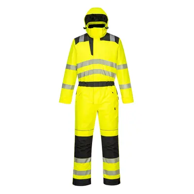 (Yellow/Black, M) Portwest PW3 Hi-Vis Winter Coverall