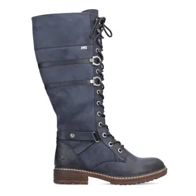 (4 (Adults')) | Ozean Navy | Women's Long Leg Boots