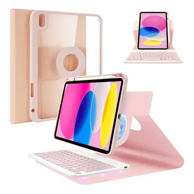 New iPad 10th Generation Case with Keyboard (10.9", 2022), UK layout Keyboard, Slim Case with Ma