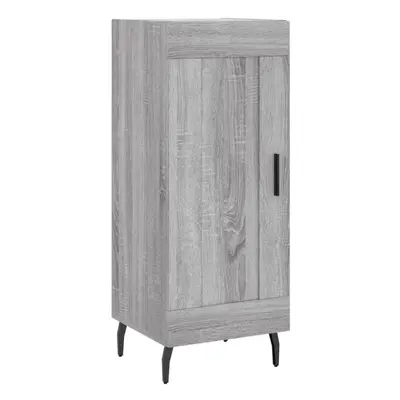 (grey sonoma) vidaXL Sideboard Storage Cabinet Side Cabinet Cupboard White Engineered Wood