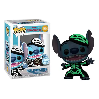 POP! Disney Lilo & Stitch #1234 - Skeleton Stich Glow Chase - Exclusive Collectible Vinyl Figure