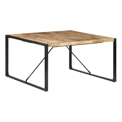 Dining Table 140x140x75 cm Rough Mango Wood