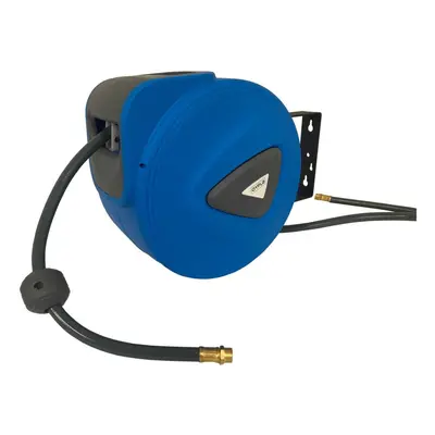 Oypla 10m 30ft Auto Retractable 3/8" Air Line Compressor Hose Reel