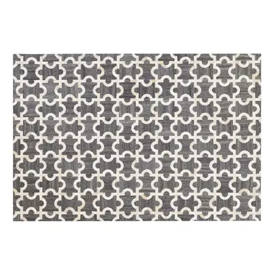 Cowhide Area Rug x cm Grey and Beige YEDISU