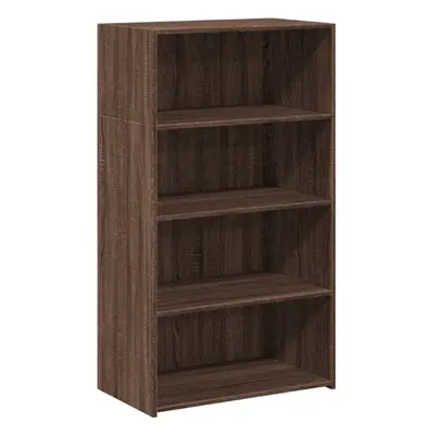 (brown oak) vidaXL Highboard Sideboard Side Cabinet Cupboard Grey Sonoma Engineered Wood