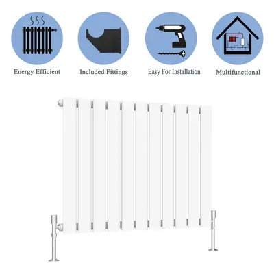 (White, 600*748mm ?single)) Flat Panel Column Radiator