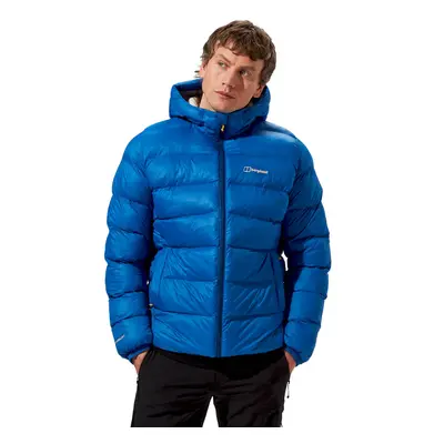 (L, Blue/Blue) Berghaus Mens Ewden Hydroloft Insulated Breathable Lightweight Jacket