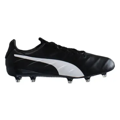 (7.5, Black) Puma King Platinum FG/AG Black Smooth Leather Mens Football Boots 01 (UK )