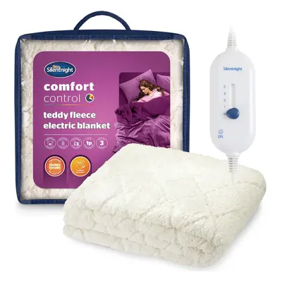 (Double, Fleecy Electric Blanket) Silentnight Comfort Control Electric Blanket