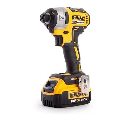 DEWALT DCF887M1-GB XR Brushless Lithium-Ion Impact Driver, V, Yellow/Black