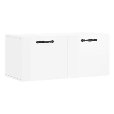 (high gloss white, x 36.5 x cm) vidaXL Wall Cabinet Hanging Storage Cabinet Display Cabinet Engi