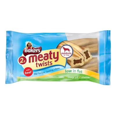 Bakers Meaty Twists Medium 180g (Pack of 12)