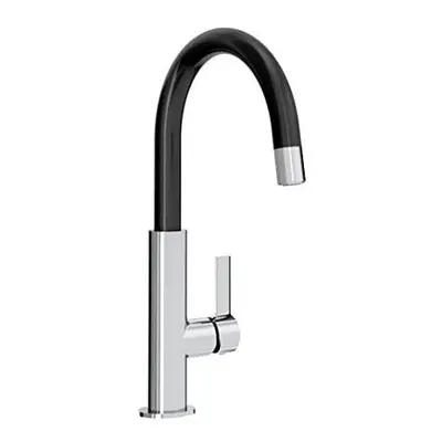 Bristan MLB SNK BLK Melba Kitchen Sink Mixer Tap with Swivel Spout, Black