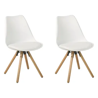 Set of Dining Chairs DAKOTA White