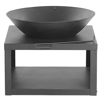 Charcoal Fire Pit Black TANARA