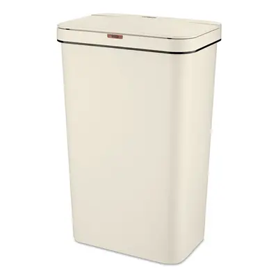 50L Rectangular Sensor Bin, Cream