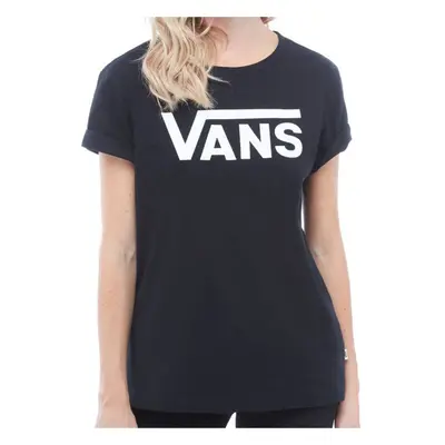 (XS, Black) Vans Black Flying V Crew Womens T-Shirt