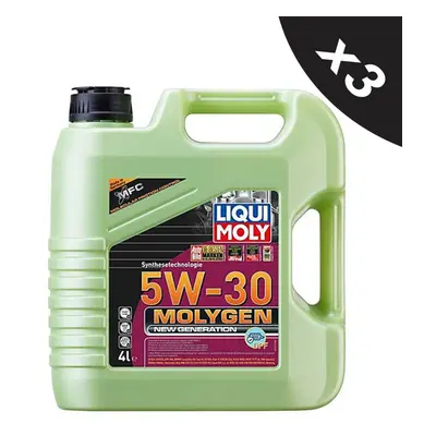 5W30 Synthetic Engine Oil DPF BMW AUDI PORSCHE Liqui Moly Molygen 3x4L