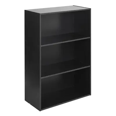 (Black) Tier Wide | Bookcase