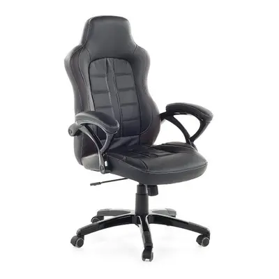 Gaming chair - Computer chair - Swivel - Mesh - Black and dark brown - PRINCE