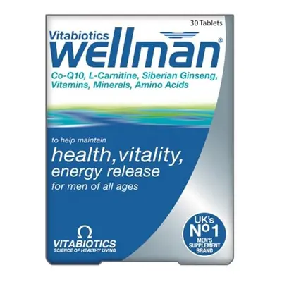 Vitabiotics Wellman Your Comprehensive Daily Health Supplement Tablets 30's