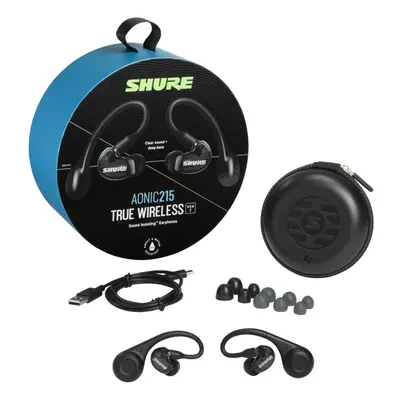 (Black, Bluetooth) Shure AONIC True Wireless Sound Isolating Earphones