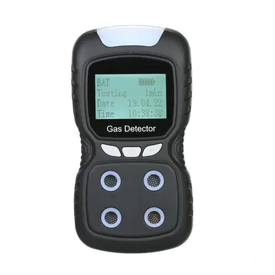 (Black, US) in Gas Detector CO Monitor Digital Handheld Toxic Carbon Monoxide Hydrogen Sulfide T