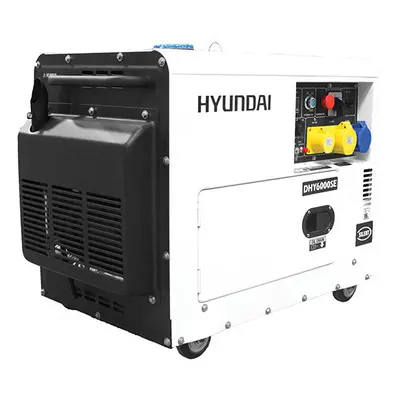 Hyundai DHY6000SE 5.2kW Silenced Diesel Generator