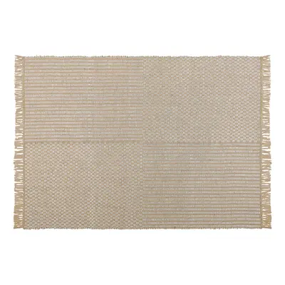 Jute Area Rug x cm Beige ADABAG