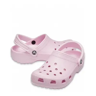 (M4W6) Crocs Adult Classic Clogs Shoes Sandals Slides - Ballerina Pink - M7W9