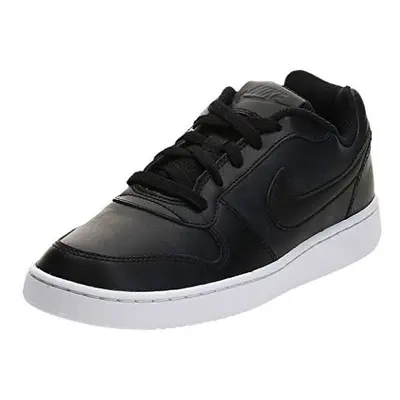 Nike Womens Ebernon Low Sneaker, Black/White, Regular US