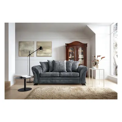 (Dark Grey) FARROW CRUSHED CHENILLE SEATER SOFA