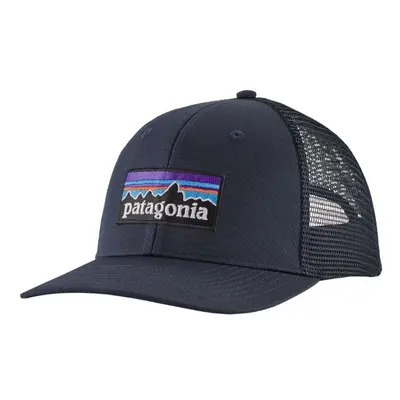 Patagonia P-6 Logo Trucker Hat (Navy Blue)