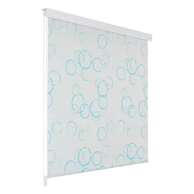 vidaXL Shower Curtain Roller Blind 160x240cm Bubble Bathroom Divider Panel