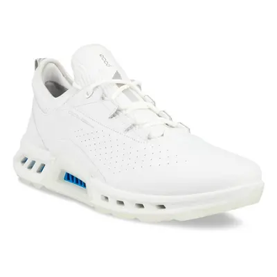 (UK 10.5-11, White) Ecco Mens Golf Biom C4 Waterproof Breathable Leather Spikeless Golf Shoes