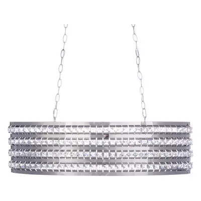 Pendant Lamp CAVONE Crystal Silver