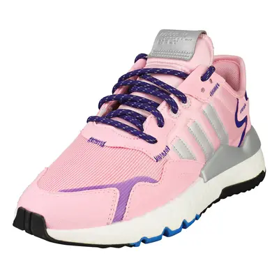 adidas Nite Jogger Womens Fashion Trainers in Pink - Size UK