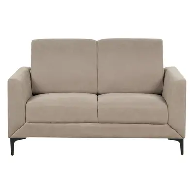 2 Seater Fabric Sofa Taupe FENES