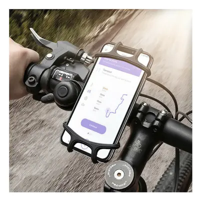 Bicycle Handlebar Mobile Phone Holder Elastic Wear-resistant Silicone