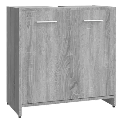 (grey sonoma) vidaXL Bathroom Cabinet Engineered Wood Cupboard Organiser Board Multi Colours